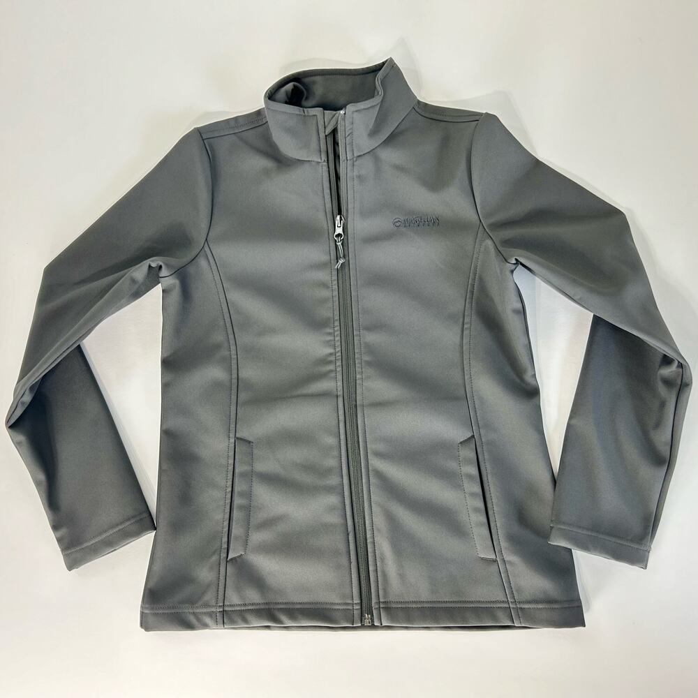 Magellan Outdoors Gray Girls Jacket Large Zip up